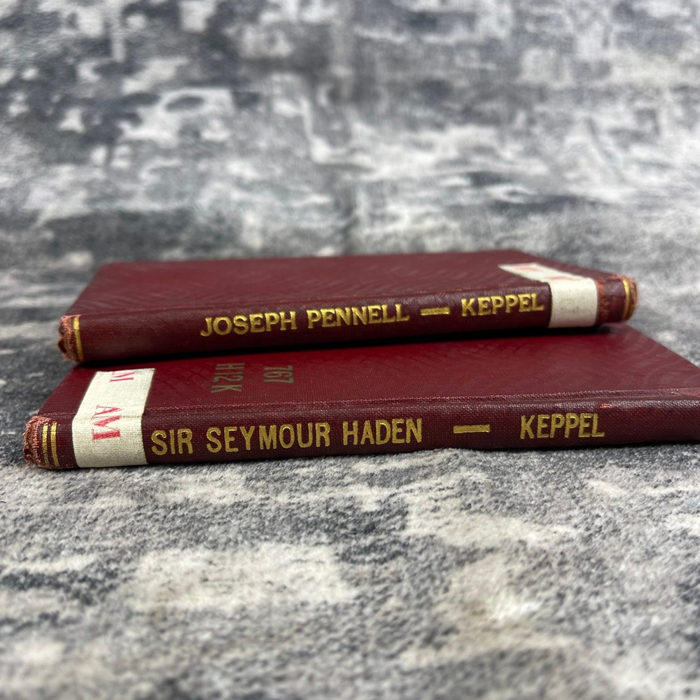 Antique Keppel Art Booklets Joseph Pennell Sir Seymour Haden 1907 Library-Core